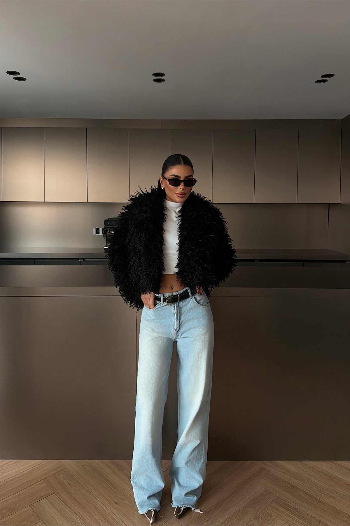 Siyah Mayfair Kürk 8