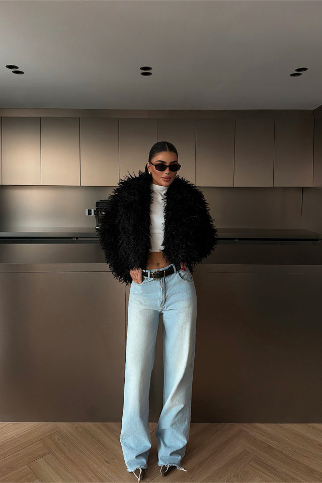 Siyah Mayfair Kürk 6