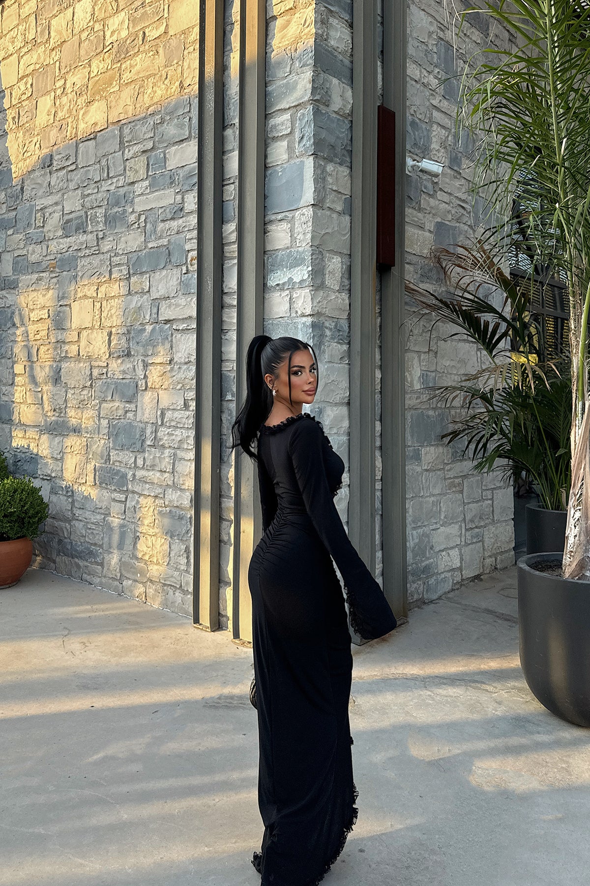 BLACK LOTTE DRESS