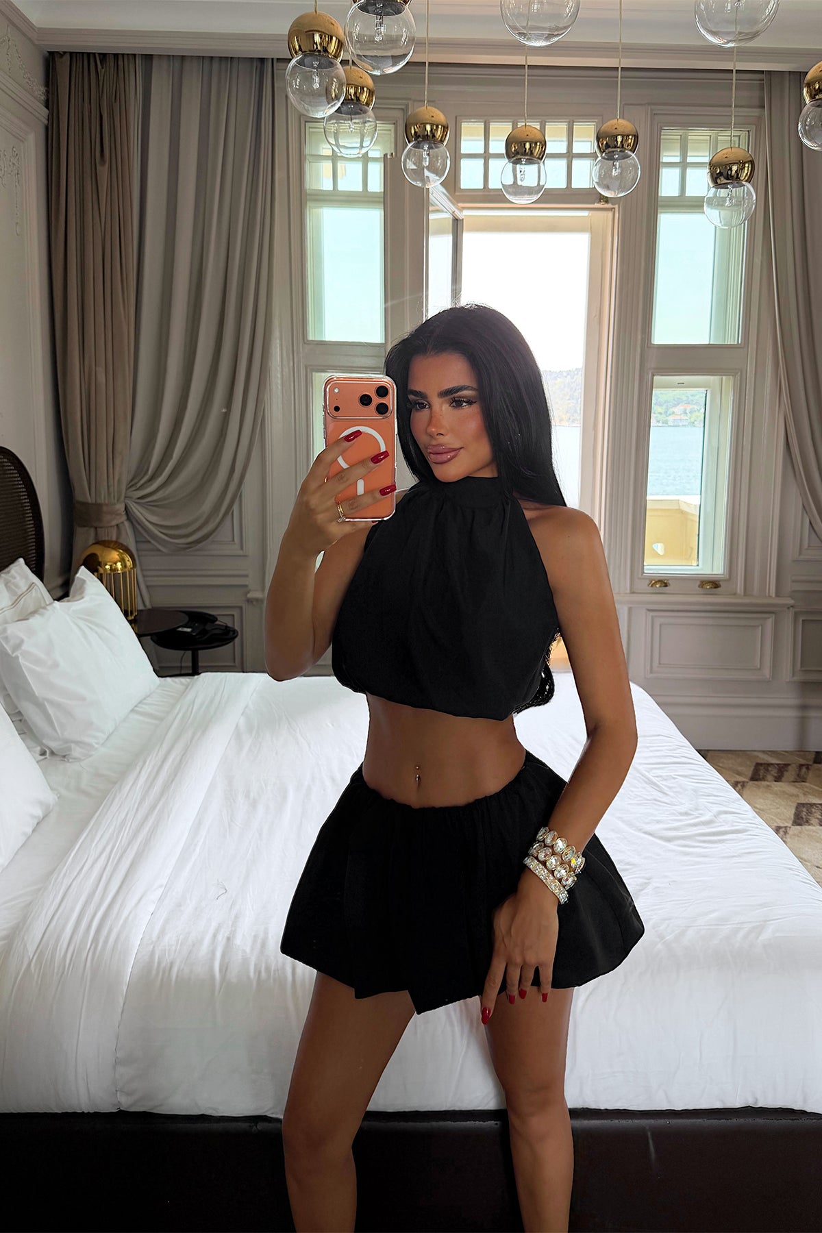 Siyah Şortlu Takım ATE5790 4