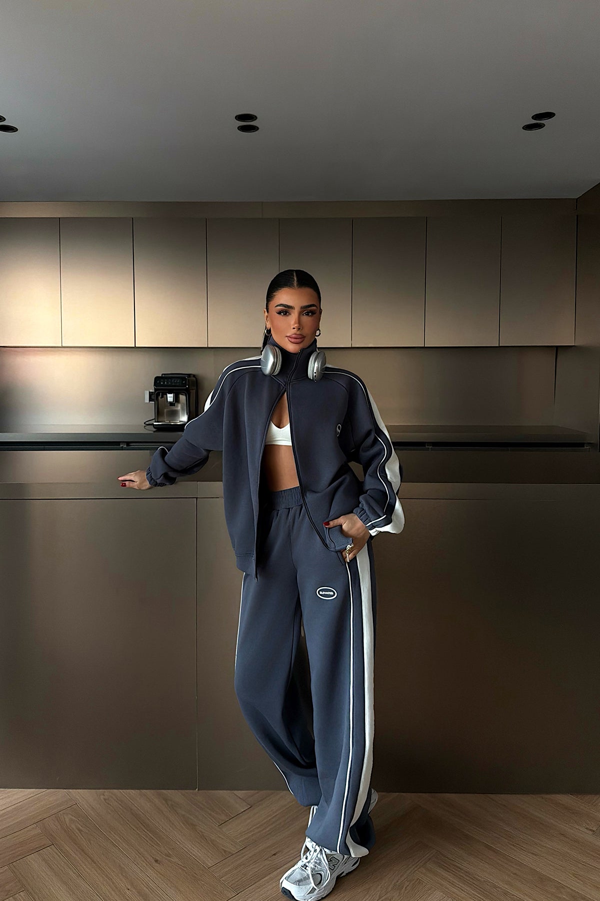 Smoked Elevated Print Tracksuit Set
