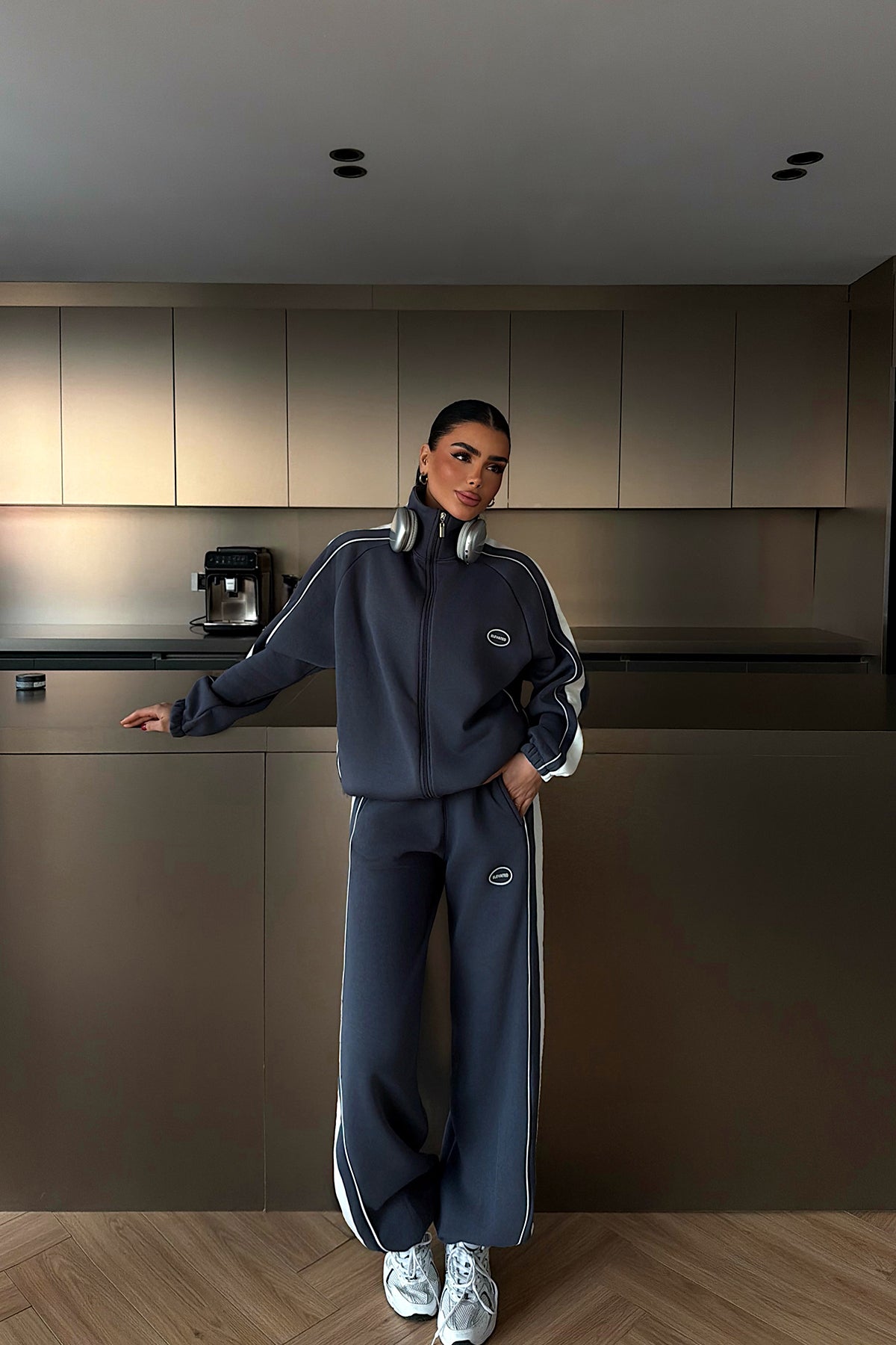 Smoked Elevated Print Tracksuit Set