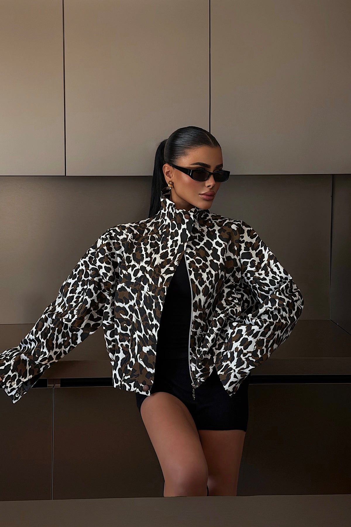 White Leopard Jacket