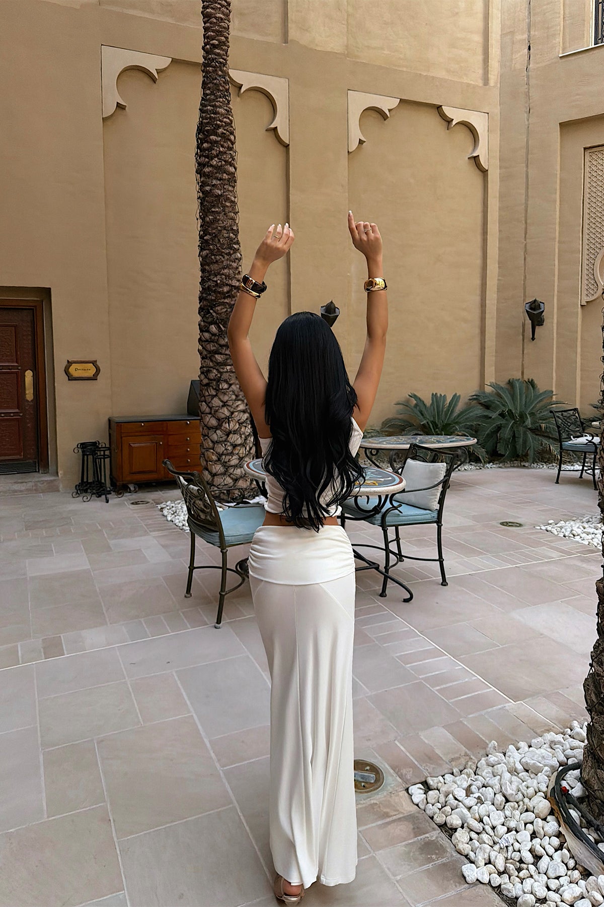 White Skirt Set